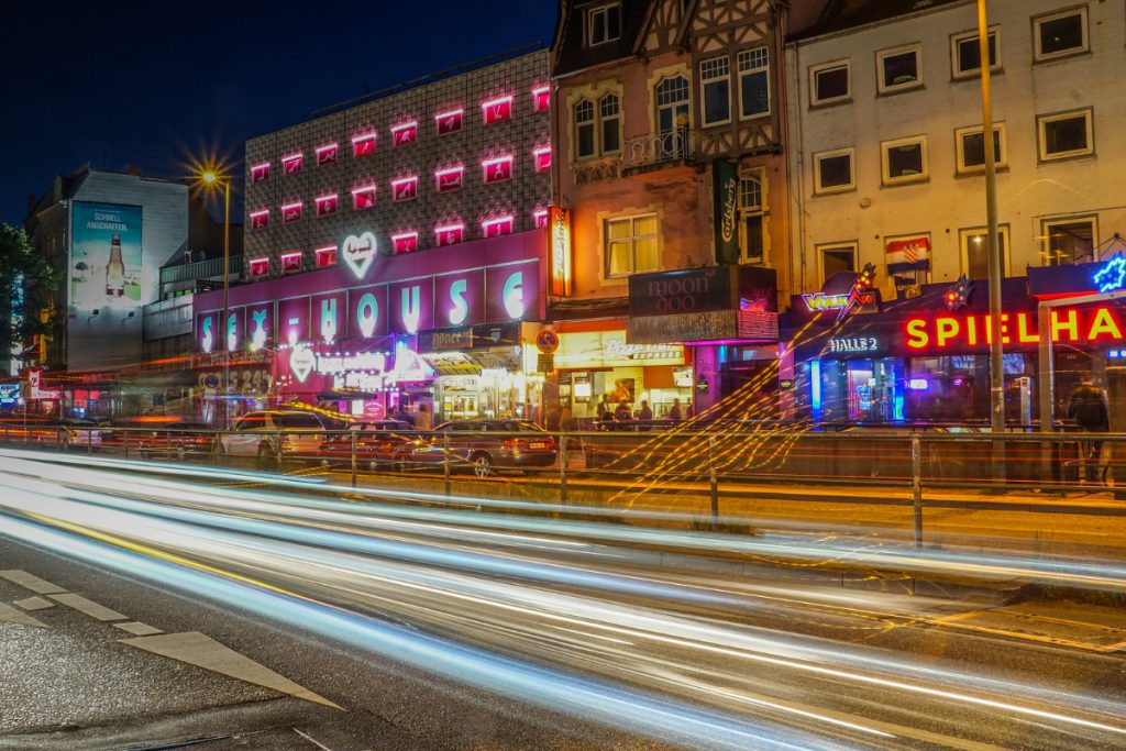Reeperbahn bei Nacht
