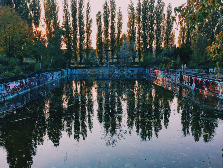 Das verlassene Freibad in Lichtenberg