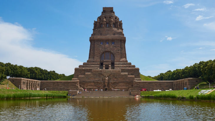 Das V&ouml;lkerschlachtdenkmal in Leipzig