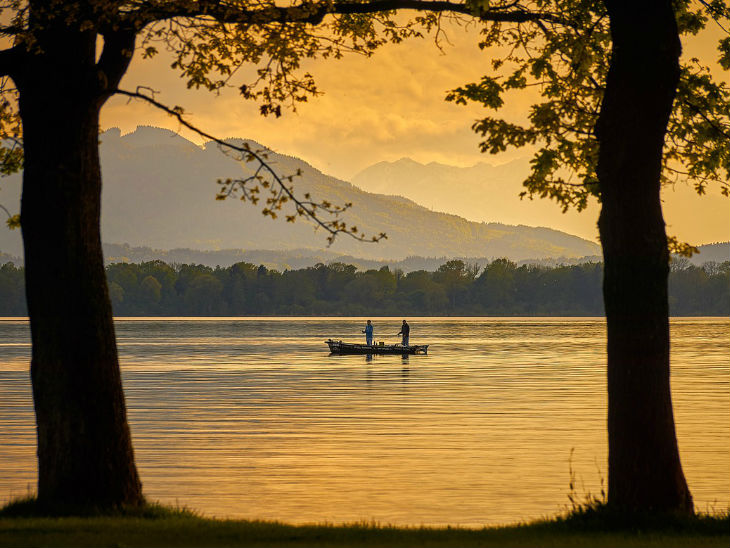 Idylle am Diemelsee: Entpannung nicht nur f&uuml;r Wasserfans
