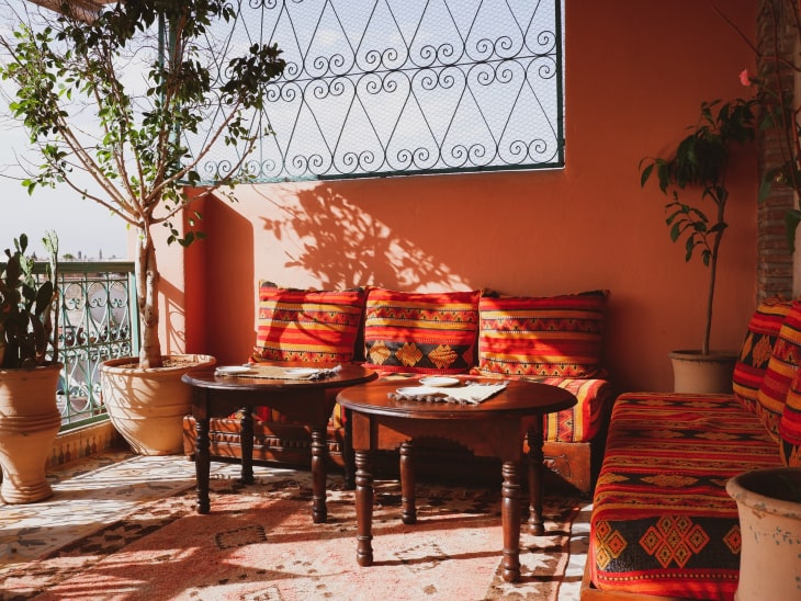 Balkon gestalten Sitzecke