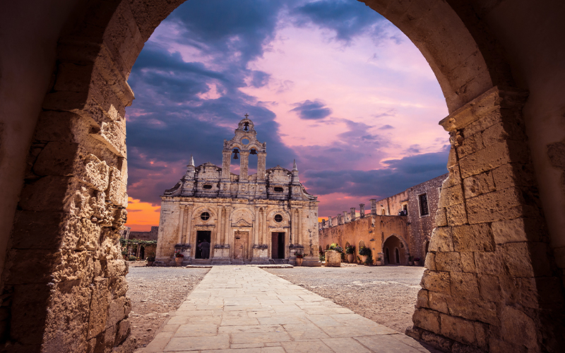 Arkadi-Kloster auf Kreta